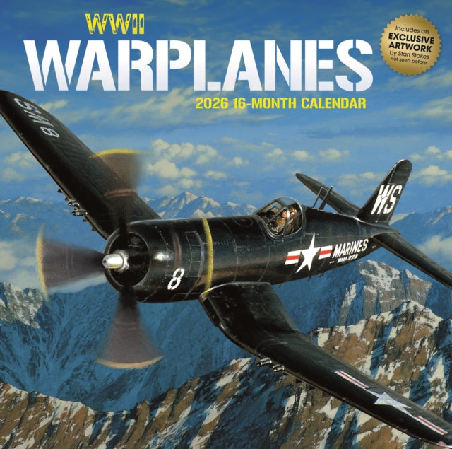 CarouselCalendars WWII Vliegtuigen Kalender 2026