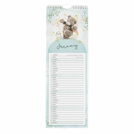 Carte Blanche Me to You Kalender 2026 Slimline