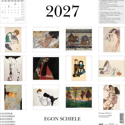 Cartilia Egon Schiele Kalender 2027