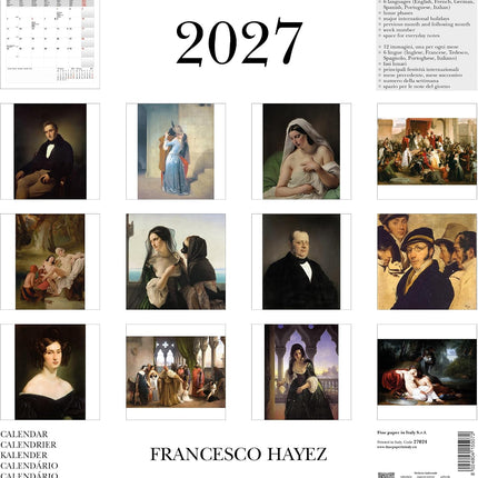 Cartilia Francesco Hayez Kalender 2027