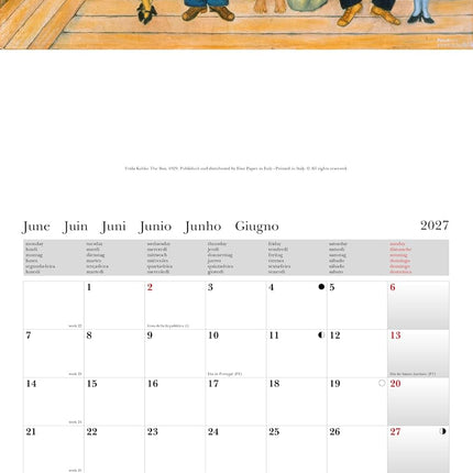 Cartilia Frida Kahlo Kalender 2027