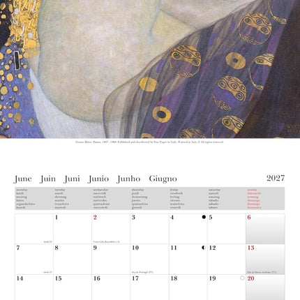 Cartilia Gustav Klimt Kalender 2027