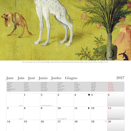 Cartilia Hieronymus Bosch Kalender 2027