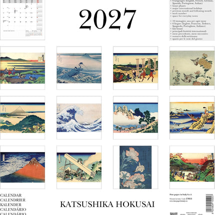 Cartilia Katsushika Hokusai Kalender 2027