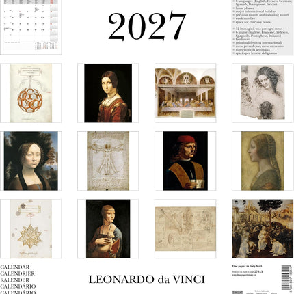 Cartilia Leonardo da Vinci Kalender 2027