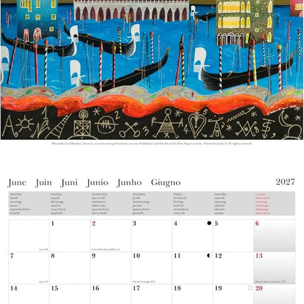 Cartilia Meloniski da Villacidro Kalender 2027