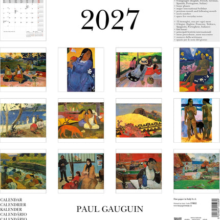 Cartilia Paul Gauguin Kalender 2027