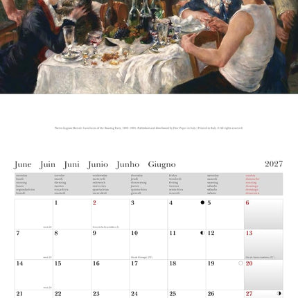 Cartilia Pierre-Auguste Renoir Kalender 2027