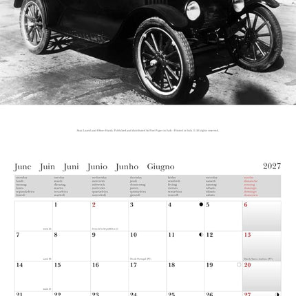 Cartilia Stan Laurel & Oliver Hardy Kalender 2027