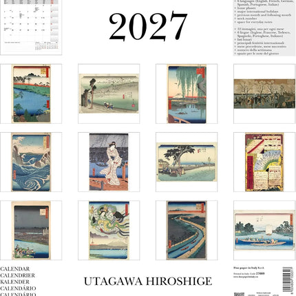 Cartilia Utagawa Hiroshige Kalender 2027