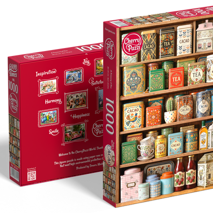 CherryPazzi A Treasury of Tins Puzzel 1000 Stukjes