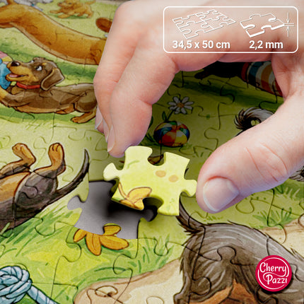 CherryPazzi Bark in the Park Puzzel 300 Stukjes XL