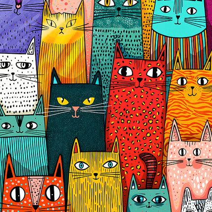 CherryPazzi Cats Rule the World Puzzel 1000 Stukjes