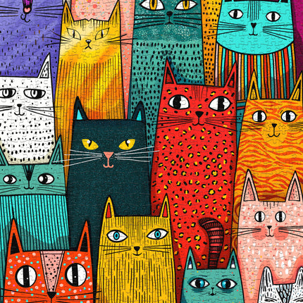 CherryPazzi Cats Rule the World Puzzel 1000 Stukjes