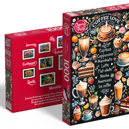 CherryPazzi Coffee Time Puzzel 1000 Stukjes
