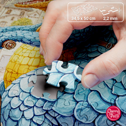 CherryPazzi Cutie on Wheels Puzzel 300 Stukjes XL