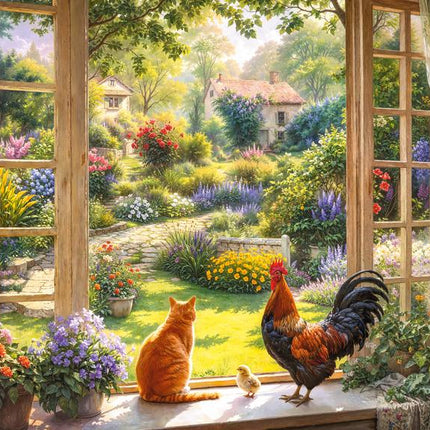 CherryPazzi Enjoying the View Puzzel 1000 Stukjes