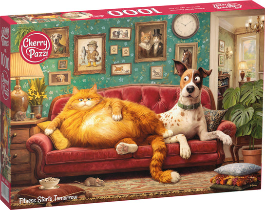 CherryPazzi Fitness Starts Tomorrow Puzzel 1000 Stukjes