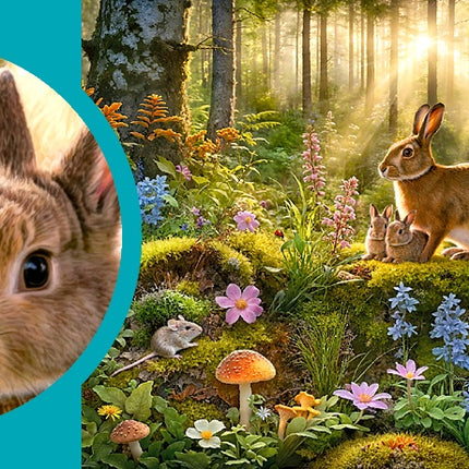CherryPazzi Forest Friends Puzzel 300 Stukjes XL