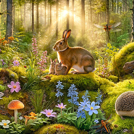 CherryPazzi Forest Friends Puzzel 300 Stukjes XL