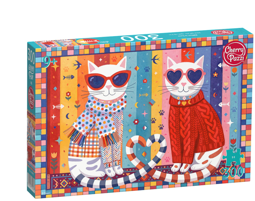 CherryPazzi Kittens in Love Puzzel 300 Stukjes XL