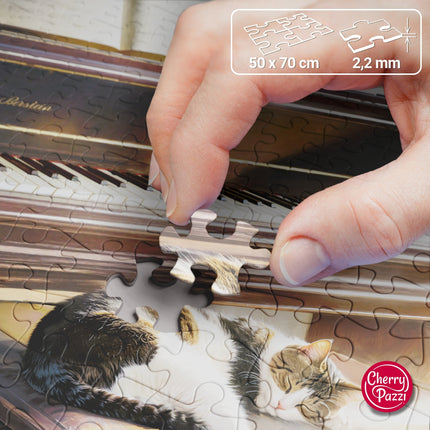 CherryPazzi Piano Room Puzzel 1000 Stukjes