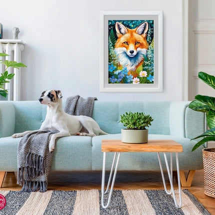 CherryPazzi Red Fox in Flowers Puzzel 1000 Stukjes