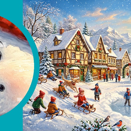 CherryPazzi Snowglow Village Puzzel 300 Stukjes XL