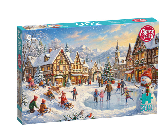 CherryPazzi Snowglow Village Puzzel 300 Stukjes XL