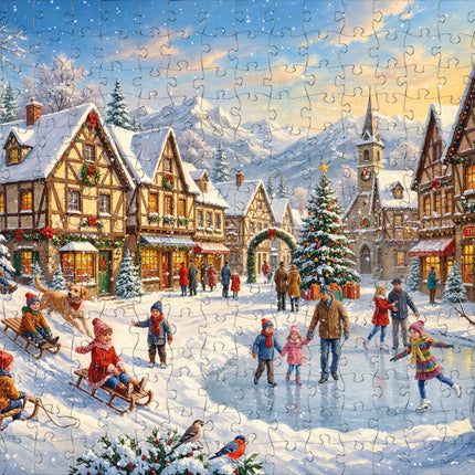 CherryPazzi Snowglow Village Puzzel 300 Stukjes XL