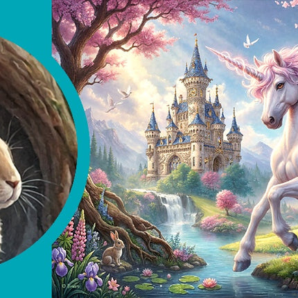 CherryPazzi Unicorn Fairyland Puzzel 300 Stukjes XL