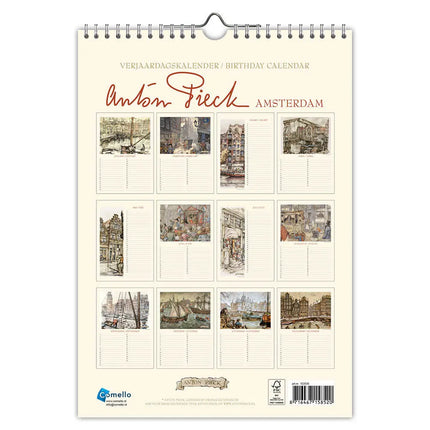 Comello Anton Pieck Amsterdam Verjaardagskalender