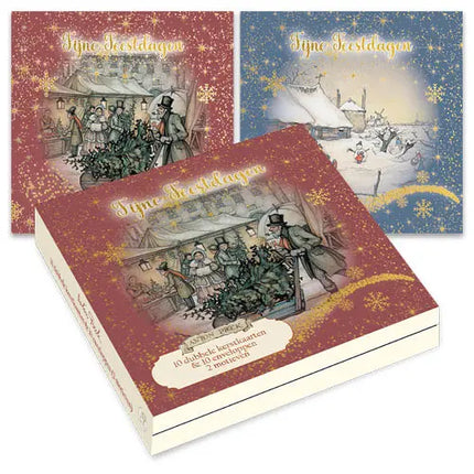 Comello Anton Pieck Kerstkaarten - Boom kopen - Winterpret