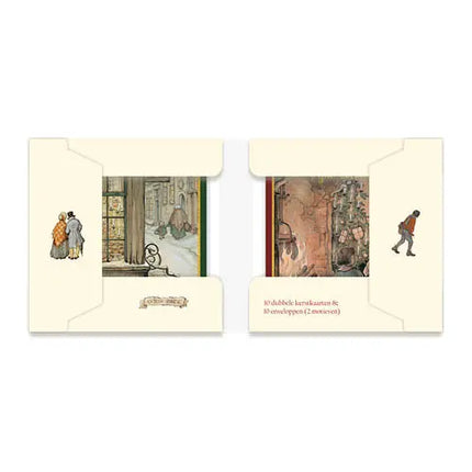 Comello Anton Pieck Kerstkaarten - Kerstcake - Etalage