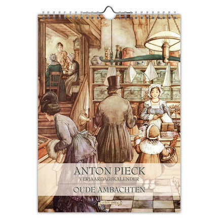 Comello Anton Pieck 'Oude Ambachten' Verjaardagskalender