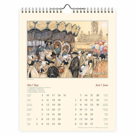 Comello Anton Pieck Projector Kalender 2027