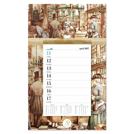 Comello Anton Pieck Weeknotitie op schild 2027 Bakkerij
