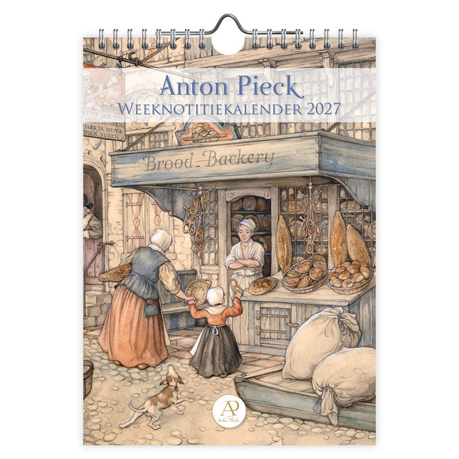 Comello Anton Pieck Weeknotitiekalender 2027 Brood Backery