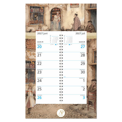 Comello Anton Pieck weekOMLEG op schild Bakker met Hoorn 2027