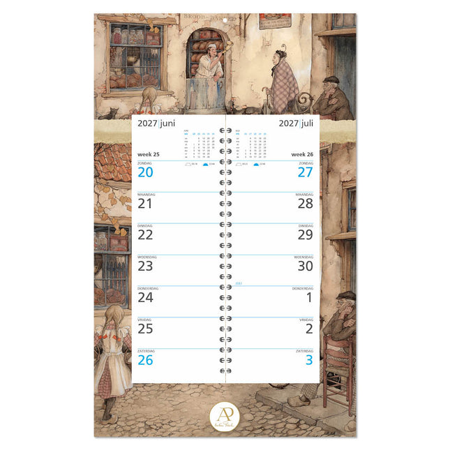 Comello Anton Pieck weekOMLEG op schild Bakker met Hoorn 2027