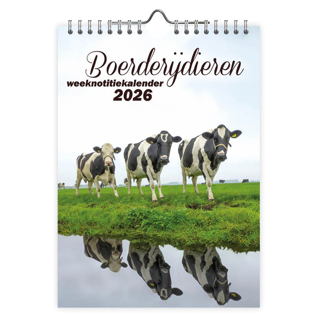 Comello Boerderijdieren WEEKnotitie Kalender 2026