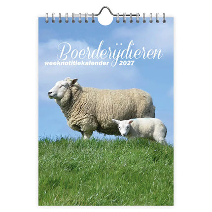 Comello Boerderijdieren WEEKnotitie Kalender 2027