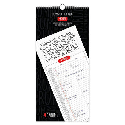 Comello Darum Planner voor 2 Kalender 2027