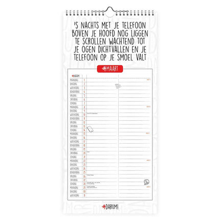 Comello Darum Planner voor 2 Kalender 2027