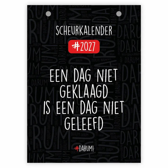 Comello Darum Scheurkalender 2027