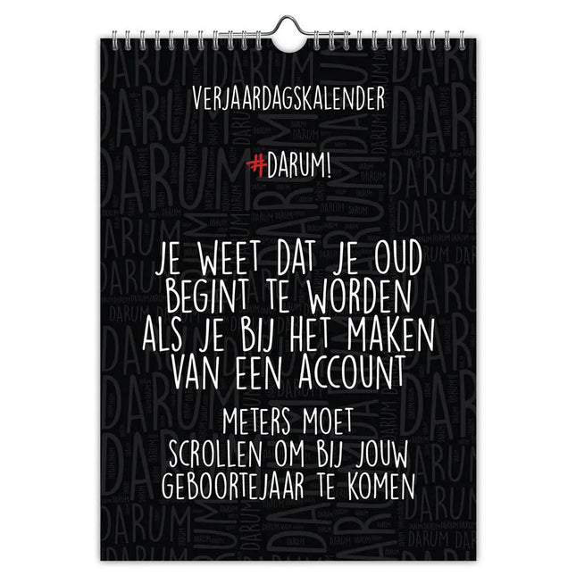 Comello Darum Verjaardagskalender