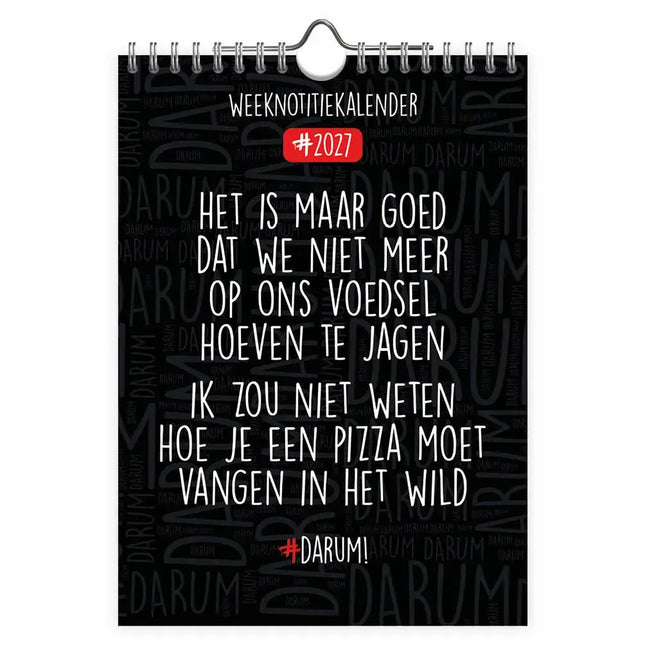 Comello Darum WEEKnotitiekalender 2027