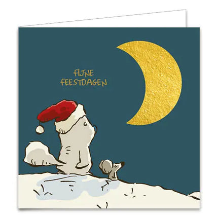 Comello Doe Eens Lief Kerstkaarten - Kerstballen – Maan