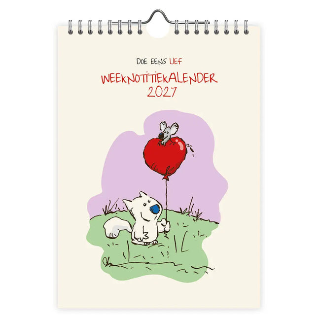 Comello Doe eens lief WEEKnotitiekalender 2027