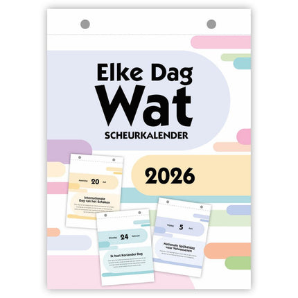 Comello Elke Dag Wat Scheurkalender 2026